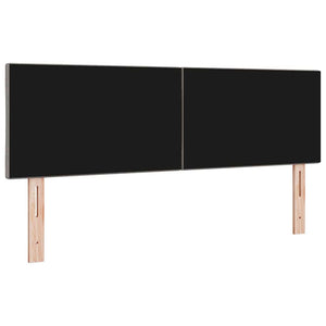 vidaXL LED Headboard Taupe 160 cm Fabric