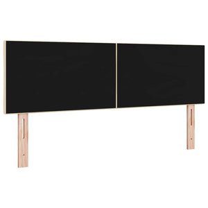 vidaXL LED Headboard Cream 160 cm Fabric
