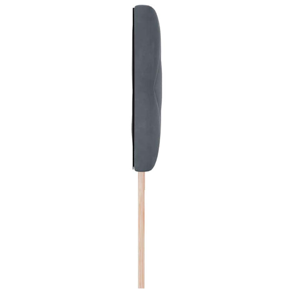 vidaXL LED Headboard Dark Grey 180 cm Velvet