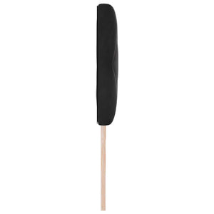 vidaXL LED Headboard Black 180 cm Velvet