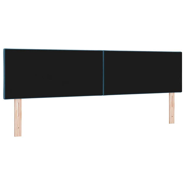 vidaXL LED Headboard Dark Blue 180 cm Velvet