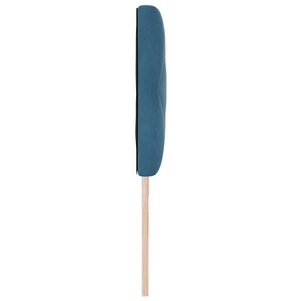 vidaXL LED Headboard Dark Blue 180 cm Velvet