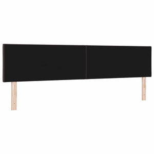 vidaXL LED Headboard Brown 200 cm Fabric