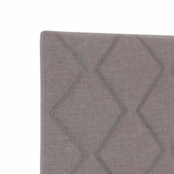 vidaXL LED Headboard Taupe 200 cm Fabric