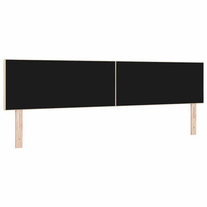 vidaXL LED Headboard Cream 200 cm Fabric