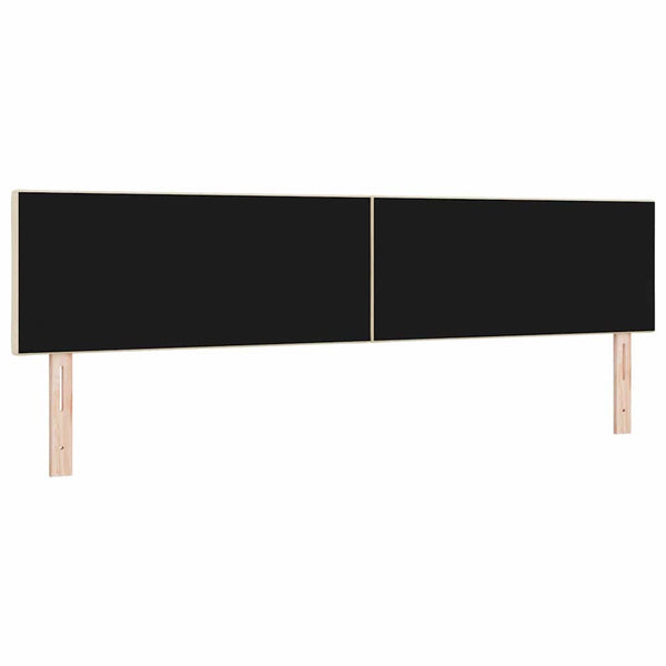 vidaXL LED Headboard Cream 200 cm Fabric