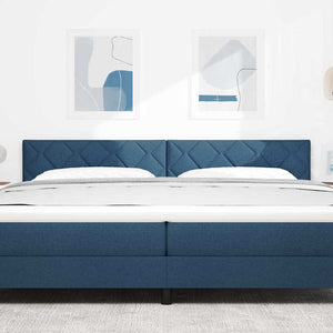 vidaXL LED Headboard Blue 200 cm Fabric