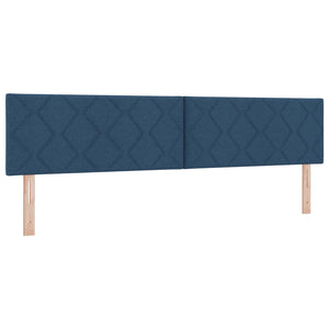 vidaXL LED Headboard Blue 200 cm Fabric
