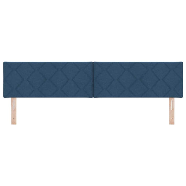 vidaXL LED Headboard Blue 200 cm Fabric