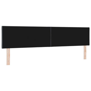 vidaXL LED Headboard Dark Grey 200 cm Velvet