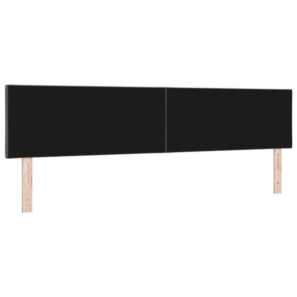 vidaXL LED Headboard Dark Grey 200 cm Velvet