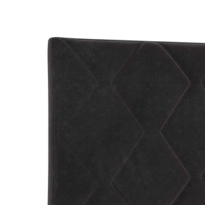 vidaXL LED Headboard Black 200 cm Velvet