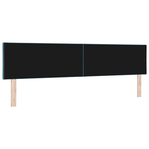 vidaXL LED Headboard Dark Blue 200 cm Velvet