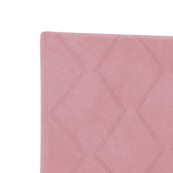vidaXL LED Headboard Pink 200 cm Velvet