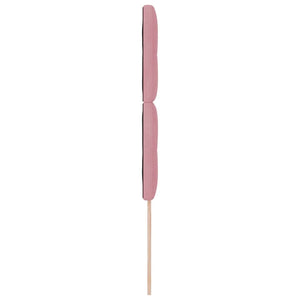 vidaXL LED Headboard with LED Strips Pink 100 cm Velvet