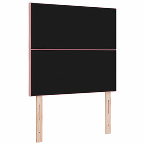 vidaXL LED Headboard Pink 90 cm Velvet