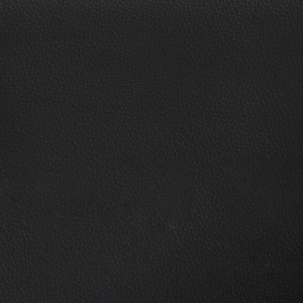 vidaXL Box Spring Bed with Mattress Black 140 x 190 cm Faux Leather