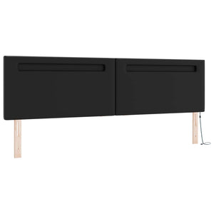 vidaXL Box Spring Bed with Mattress Black 200 x 200 cm Faux Leather