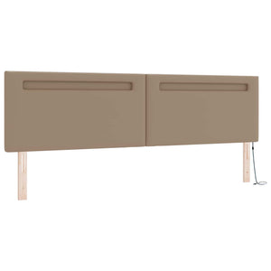 vidaXL Box Spring Bed with Mattress Cappuccino 200 x 200 cm Faux Leather