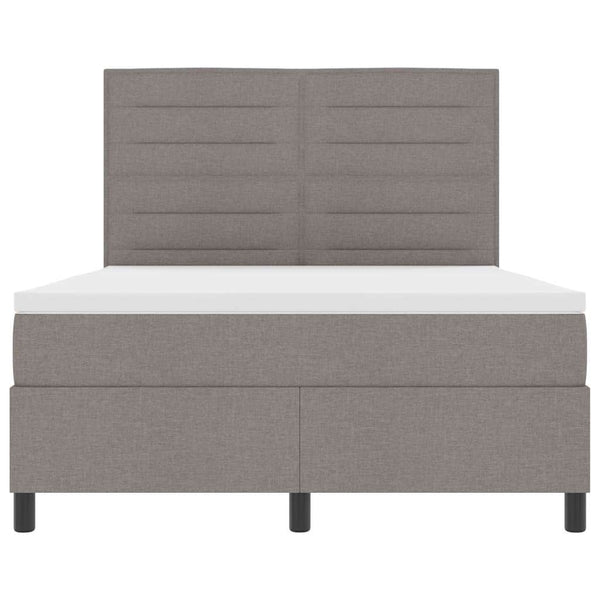 Boxspringbett mit Matratze Taupe 140x200 cm