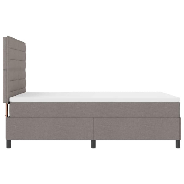Boxspringbett mit Matratze Taupe 140x200 cm