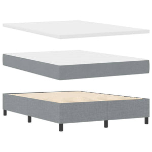 Boxspringbett mit Matratze Hellgrau 160x200 cm