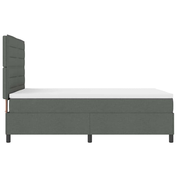 Boxspringbett mit Matratze Dunkelgrau 160x200 cm