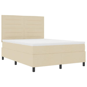 Boxspringbett Creme 160x200 cm