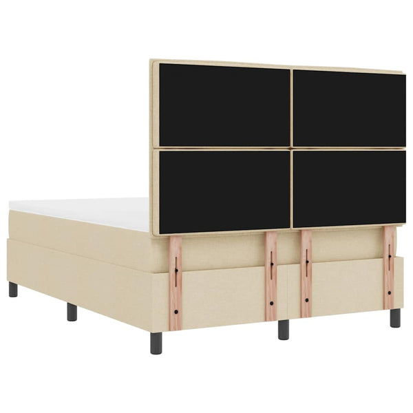 Boxspringbett Creme 160x200 cm