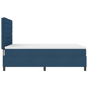 Boxspringbett Blau 160x200 cm mit Matratze