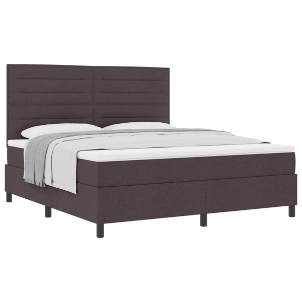 Boxspringbett Dunkelbraun 180x200 cm