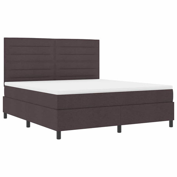Boxspringbett Dunkelbraun 180x200 cm