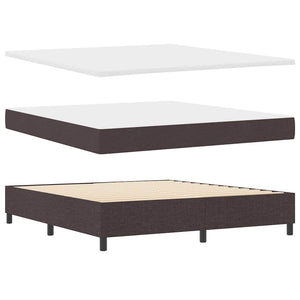 Boxspringbett Dunkelbraun 180x200 cm