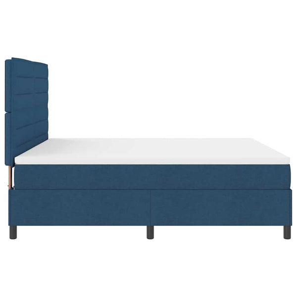 Boxspringbett Blau 180x200 cm mit Matratze