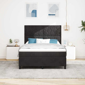 Boxspringbett Schwarz Samt 140x200 cm