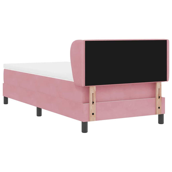 Boxspringbett Rosa 90x190 cm Samt