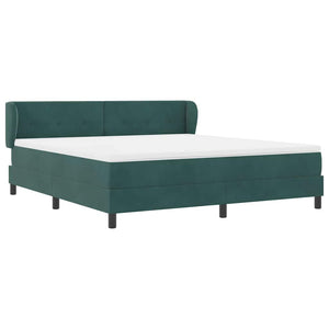 Boxspringbett Dunkelgrün 180x200 cm Samt