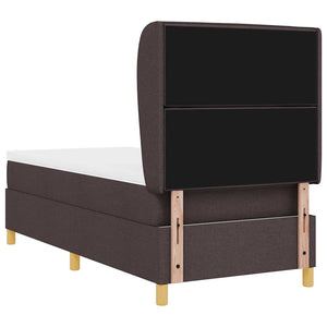 Boxspringbett Dunkelbraun 200x80 cm mit Matratze