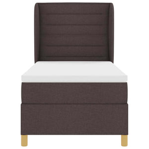 Boxspringbett Dunkelbraun 200x80 cm mit Matratze