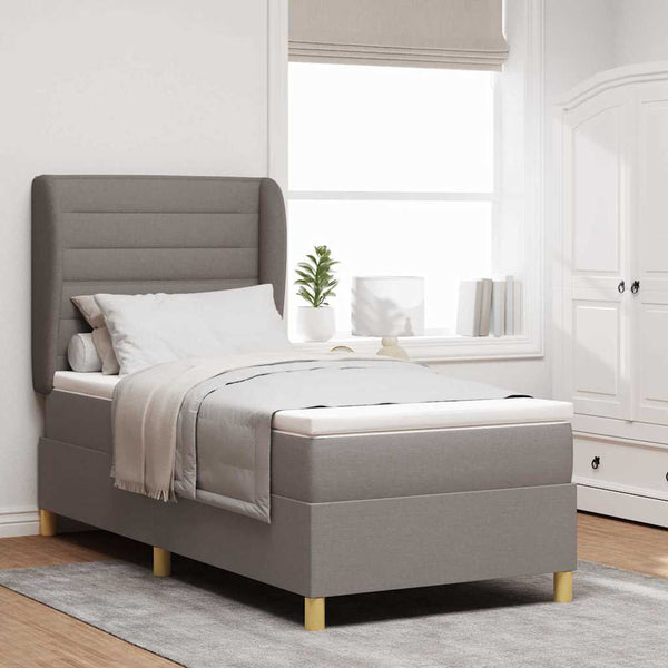 Boxspringbett mit Matratze Taupe 200x100 cm