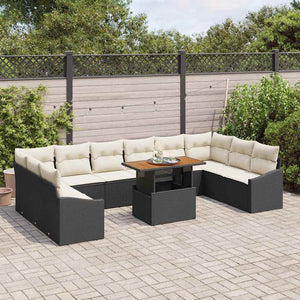 Garten Essgruppe mit Kissen, 11-teilig