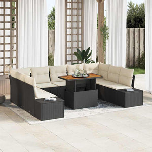 Garten Essgruppe mit Kissen, 10-teilig