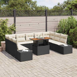 Garten Essgruppe mit Kissen, 10-teilig