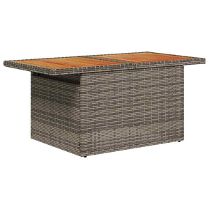 vidaXL Garden Dining Set with Cushions 7 pcs Grey and Brown