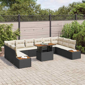 Garten Essgruppe mit Kissen, 11-teilig