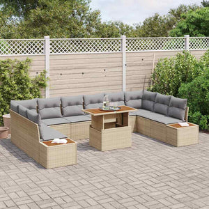 Garten Essgruppe mit Kissen, 11-teilig