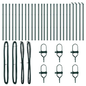 Zaunpfosten Grün 80cm 26er Set