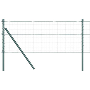 vidaXL Fence Posts 52 pcs Green 3.2 x 3.2 x 120 cm