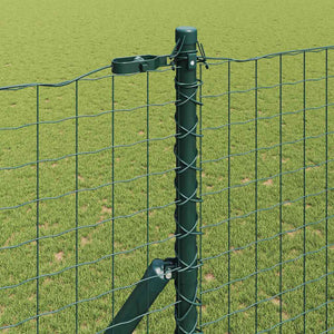 vidaXL Fence Posts 52 pcs Green 3.2 x 3.2 x 210 cm