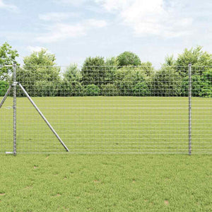 vidaXL Fence Posts 52 pcs Grey 3.2 x 3.2 x 190 cm